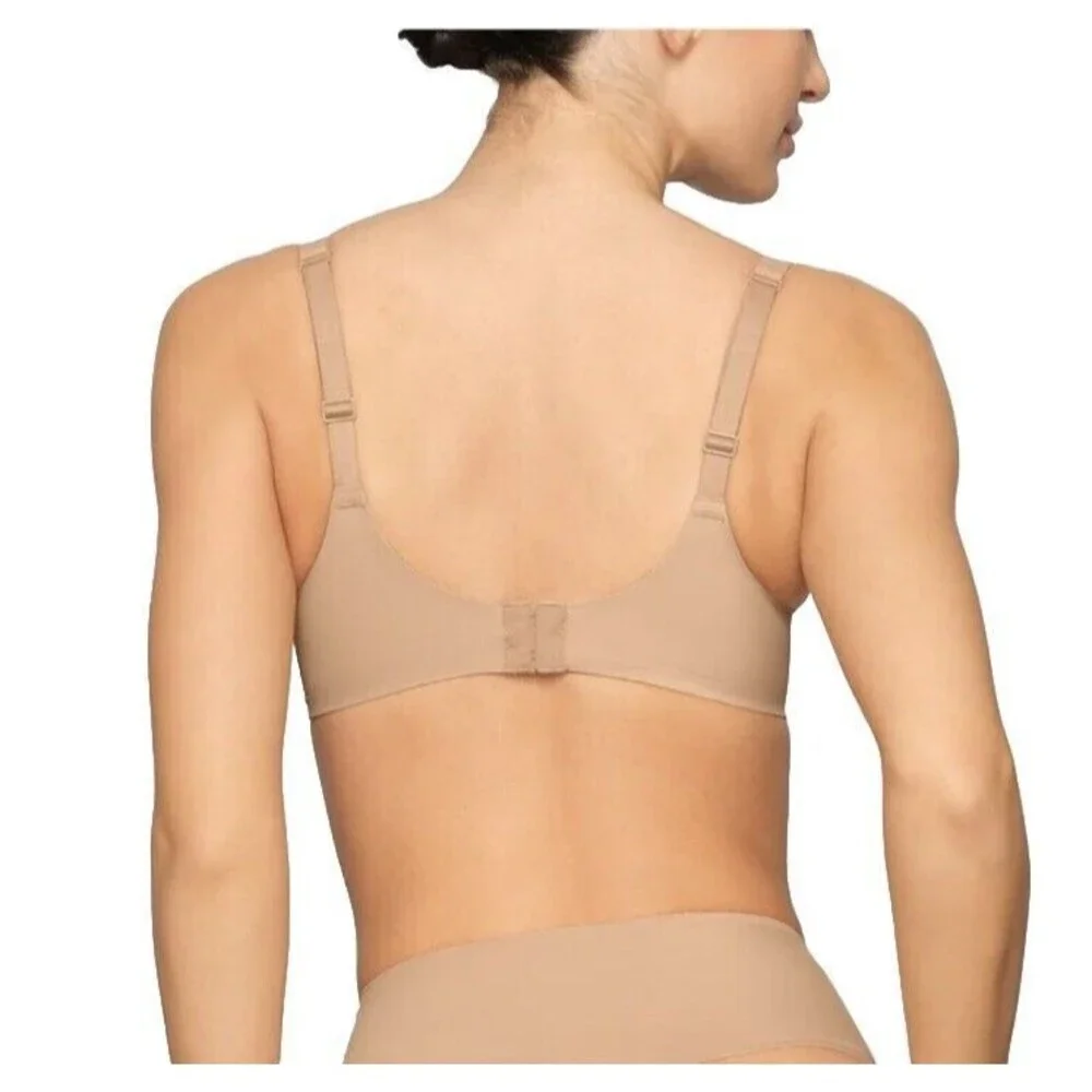 SKIMS Smoothing Full Coverage Underwire Bra Womens Size 44D Nude Clay NWT Comfor - Picture 3 of 10